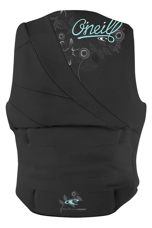 Back view of O'Neill Siren women's watersports life jacket