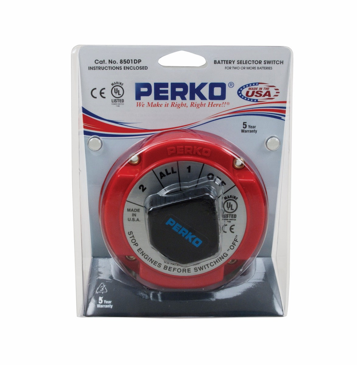 Perko Battery Switch OFF1ALL2