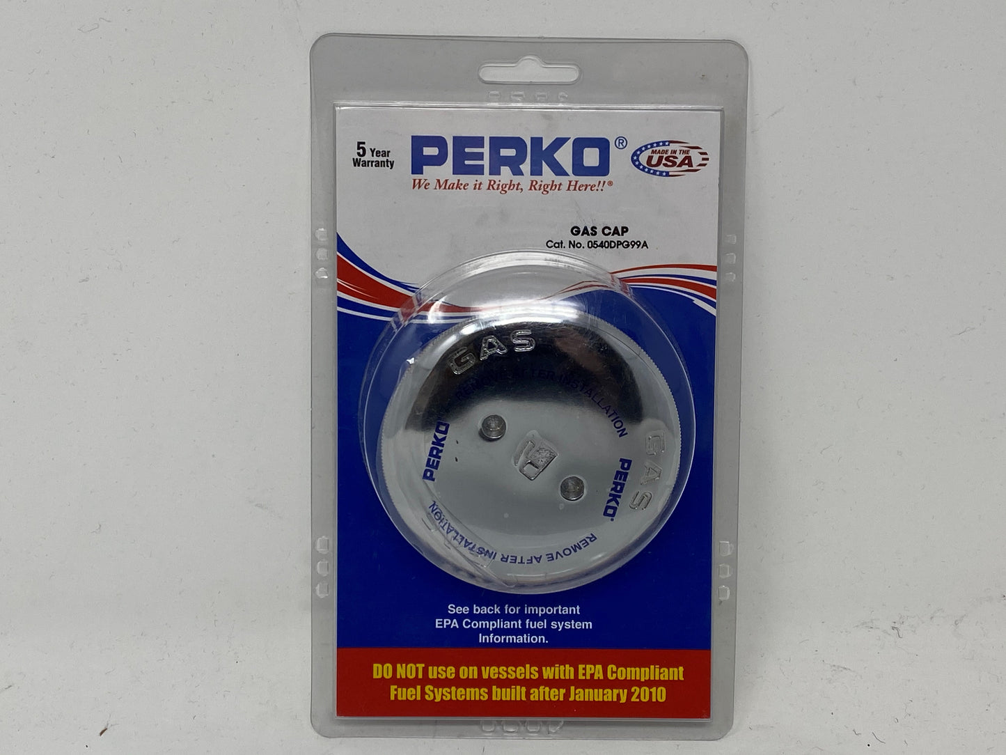 Perko 0540 Spare Gas Cap with Chain