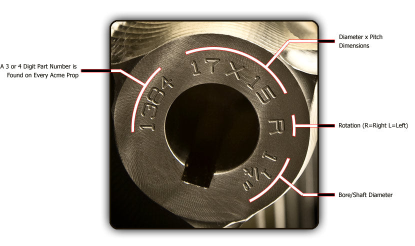 Acme Prop 856 13.25x15.5 4B RH