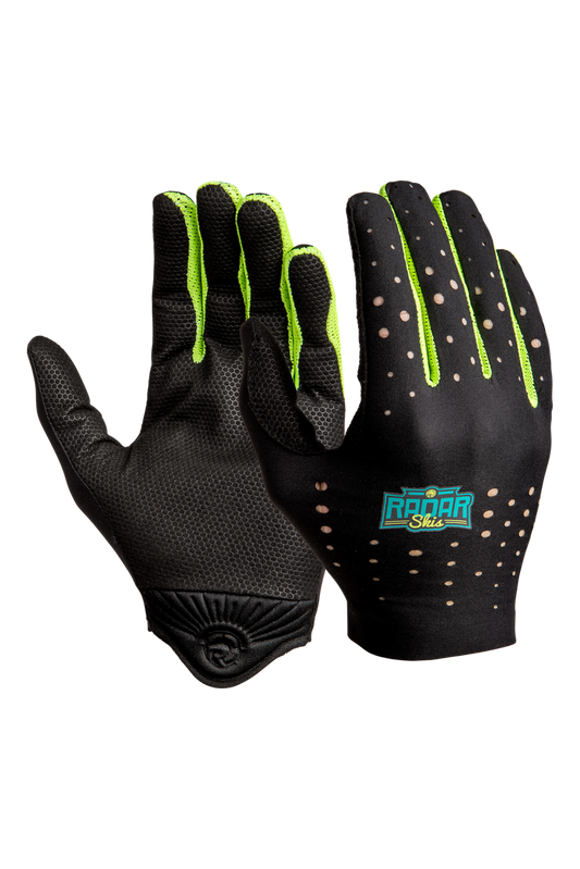 Radar Range lightweight waterski gloves with embossed Amara palms
