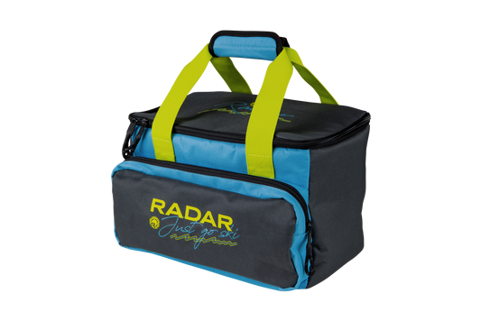 Radar Six Pack insulated nylon cooler bag with snack pouch