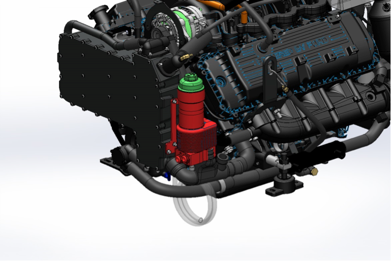 Indmar 501022 Oil Filter Cartridge for 6.2L Ford Engines