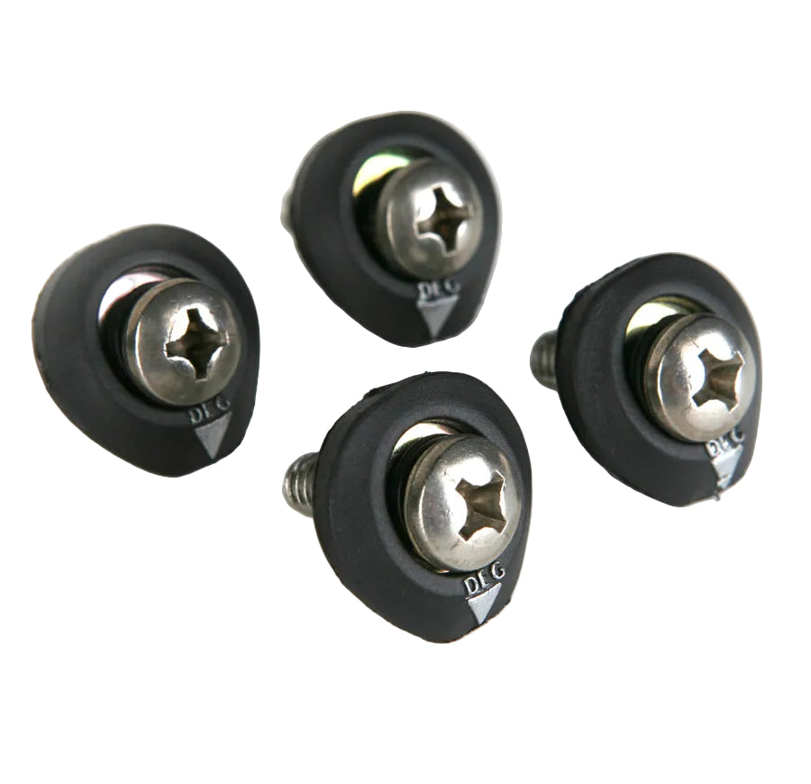 Ronix 1/4-20 baseless wakeboard boot hardware set of four