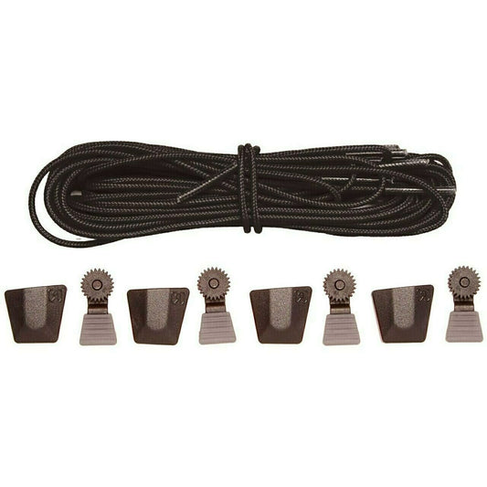 Ronix AutoLock replacement wakeboard boot lace kit in black