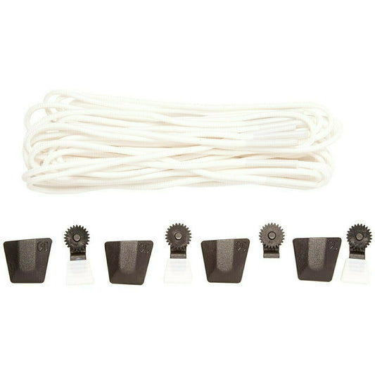 Ronix AutoLock replacement wakeboard boot lace kit in white
