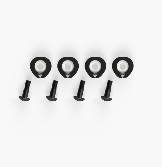 Ronix M6 baseless wakeboard boot hardware set in black