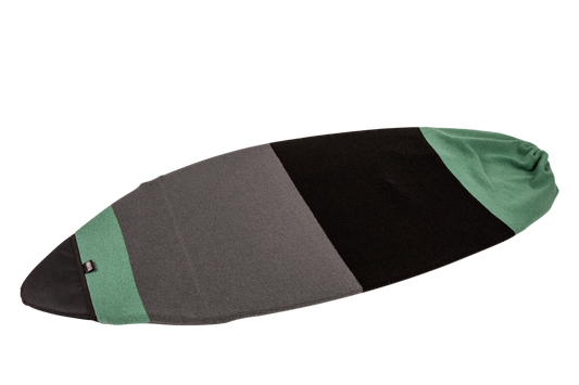 Ronix Pointy Nose Surf Sock in Jade, Black and Gray