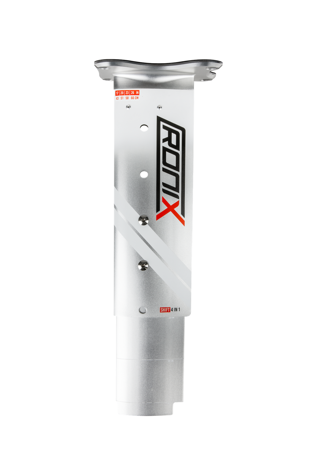 Ronix Shift Mast with four adjustable heights from 17 to 26 inches