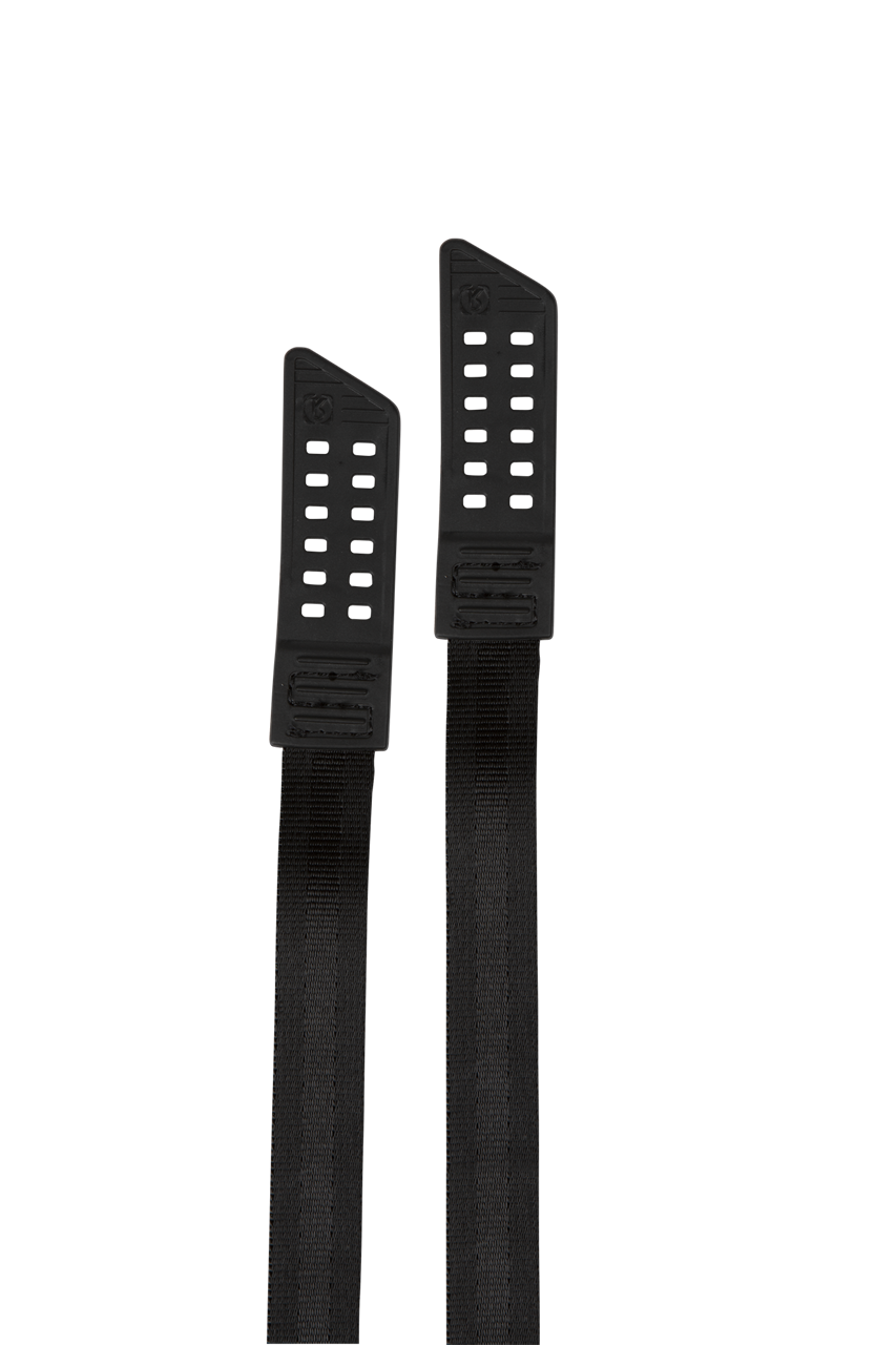 Close-up of black Ronix SuperStrap replacement binding strap