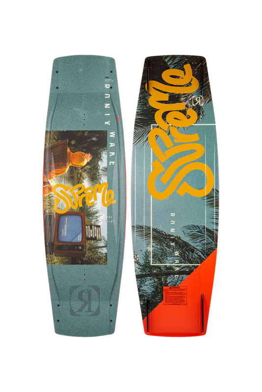 2026 Ronix Supreme wakeboard with hybrid rocker