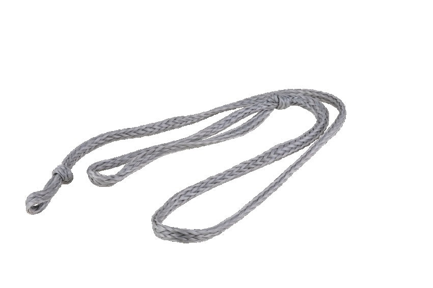 Connection end of Ronix Surf Rope 5ft Extension in Silver
