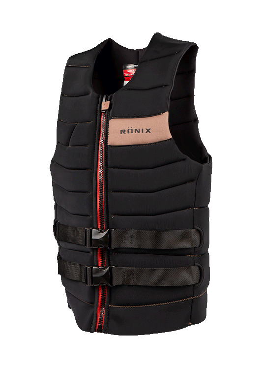 Front view of Ronix Vader 2027 wakeboarding impact vest