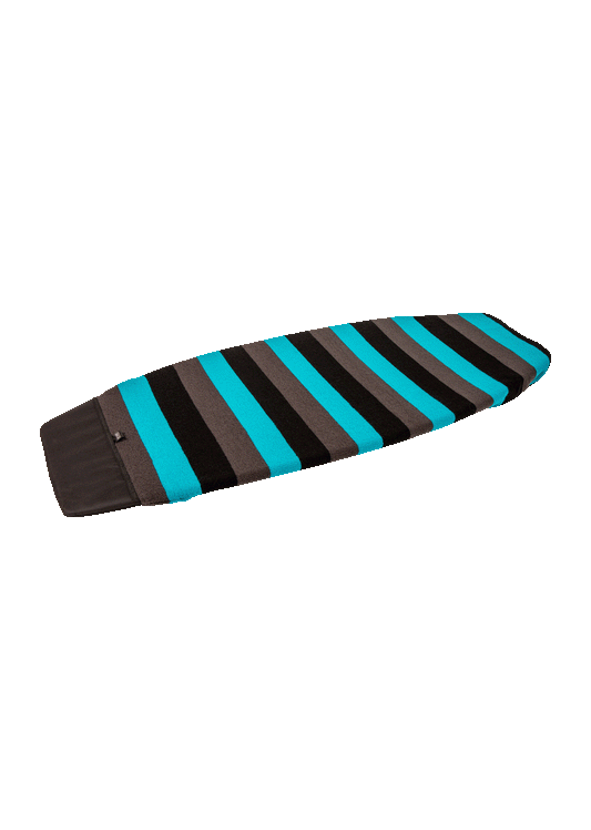 Ronix Wide Nose Surf Sock – Aqua Blue/Black/Grey – Up to 6'
