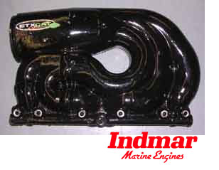 Indmar Exhaust Manifold ETXCAT with Catalyst STBD Side