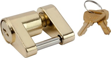 Sea-Dog Brass Two Piece Coupler Trailer Lock