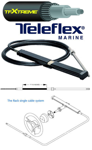 Teleflex TFXtreme Rack & Pinion Steering Cable