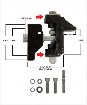 Indmar Transmission Mount Complete
