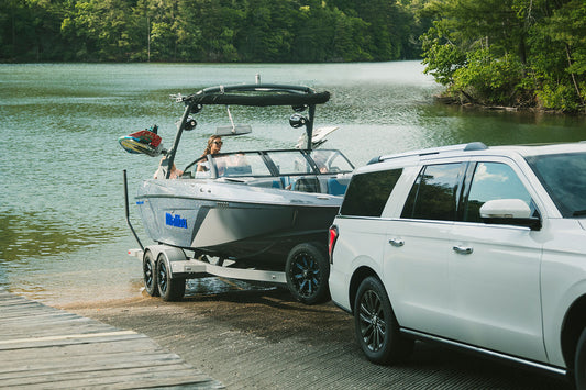 Launching Malibu Boat