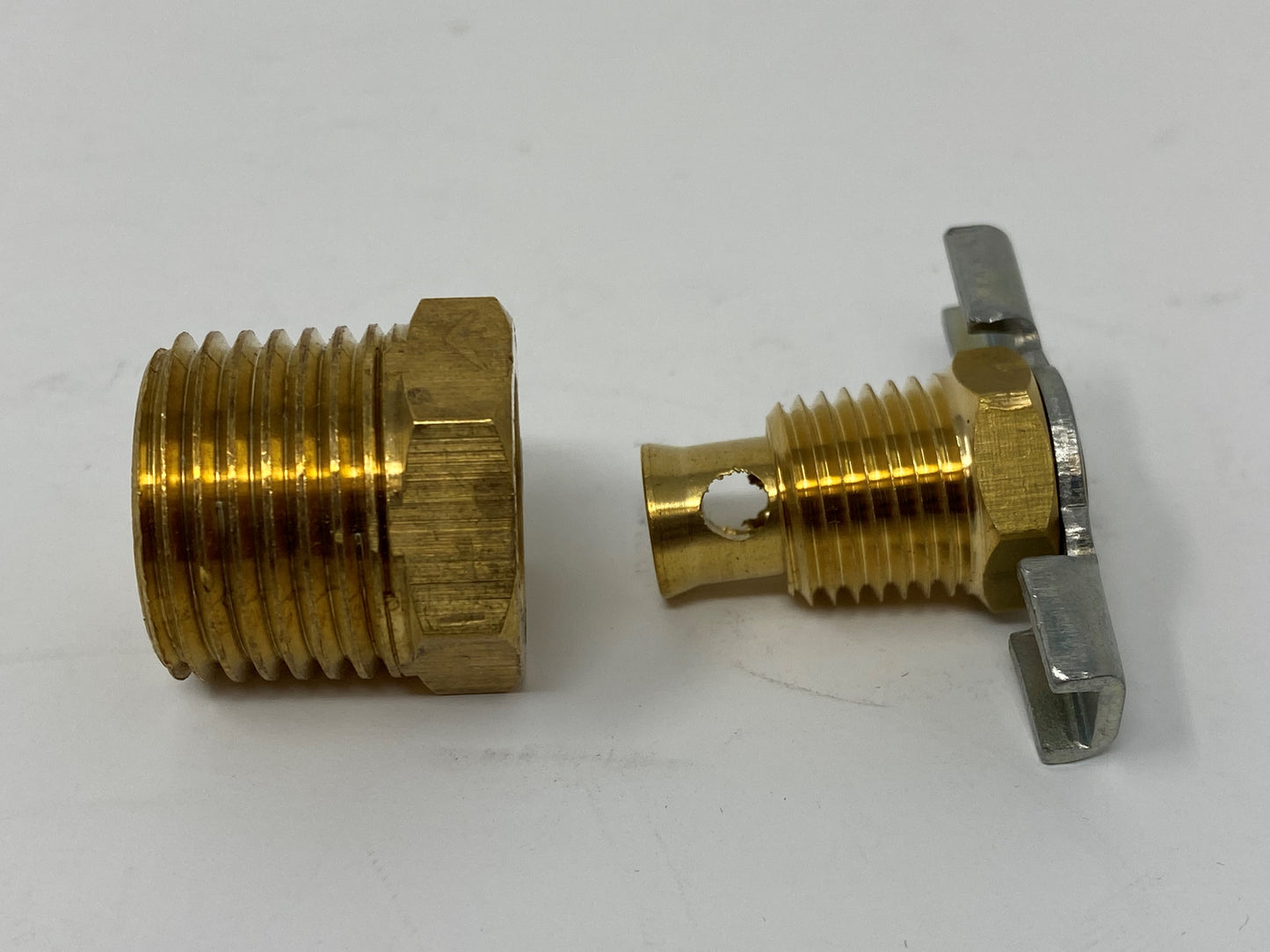 Brass engine block petcoc drain plug