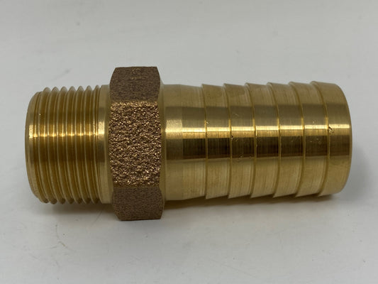 Brass 3/4" NPT Hose Barb Ballast Fitting