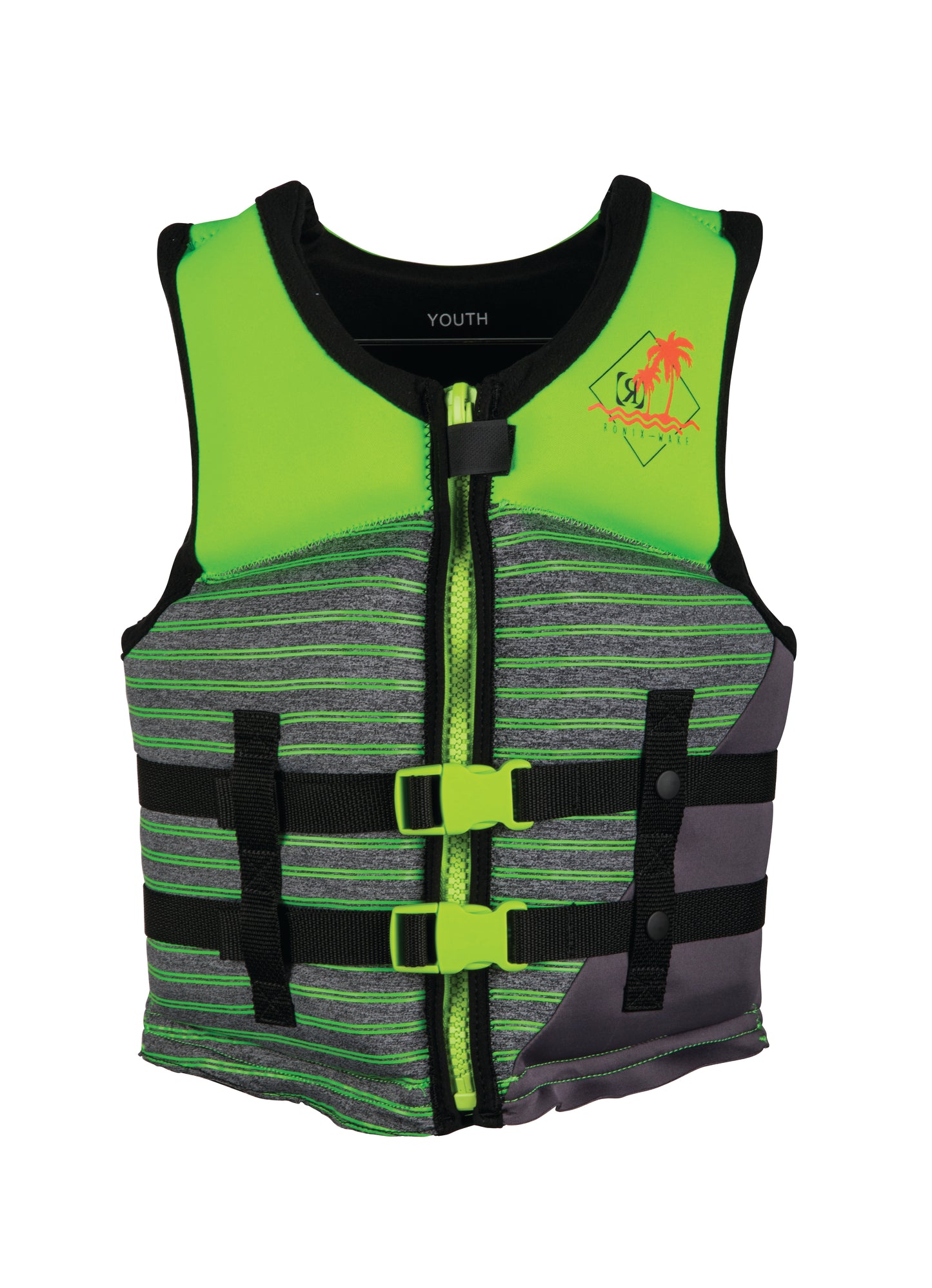 Ronix Vest Vision - Boy's CGA Life Vest - Youth (50-90lbs) 2024