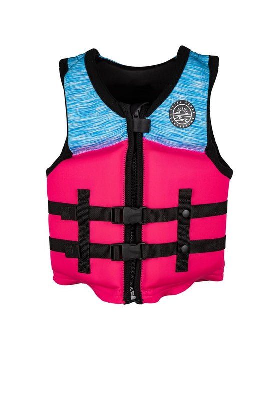 Radar TRA Girls CGA Life Vest Vibr Mesh BlkPnk