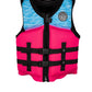 Radar TRA Girls CGA Life Vest Vibr Mesh BlkPnk