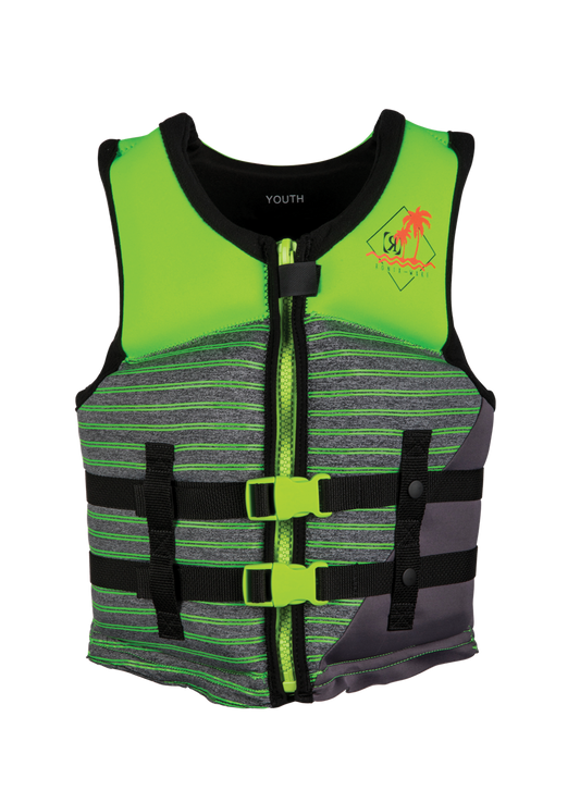 Ronix Vest Vision - Boy's CGA Life Vest - Youth (50-90lbs) 2024