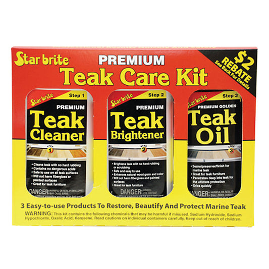 Star Brite Premium Teak Care Kit