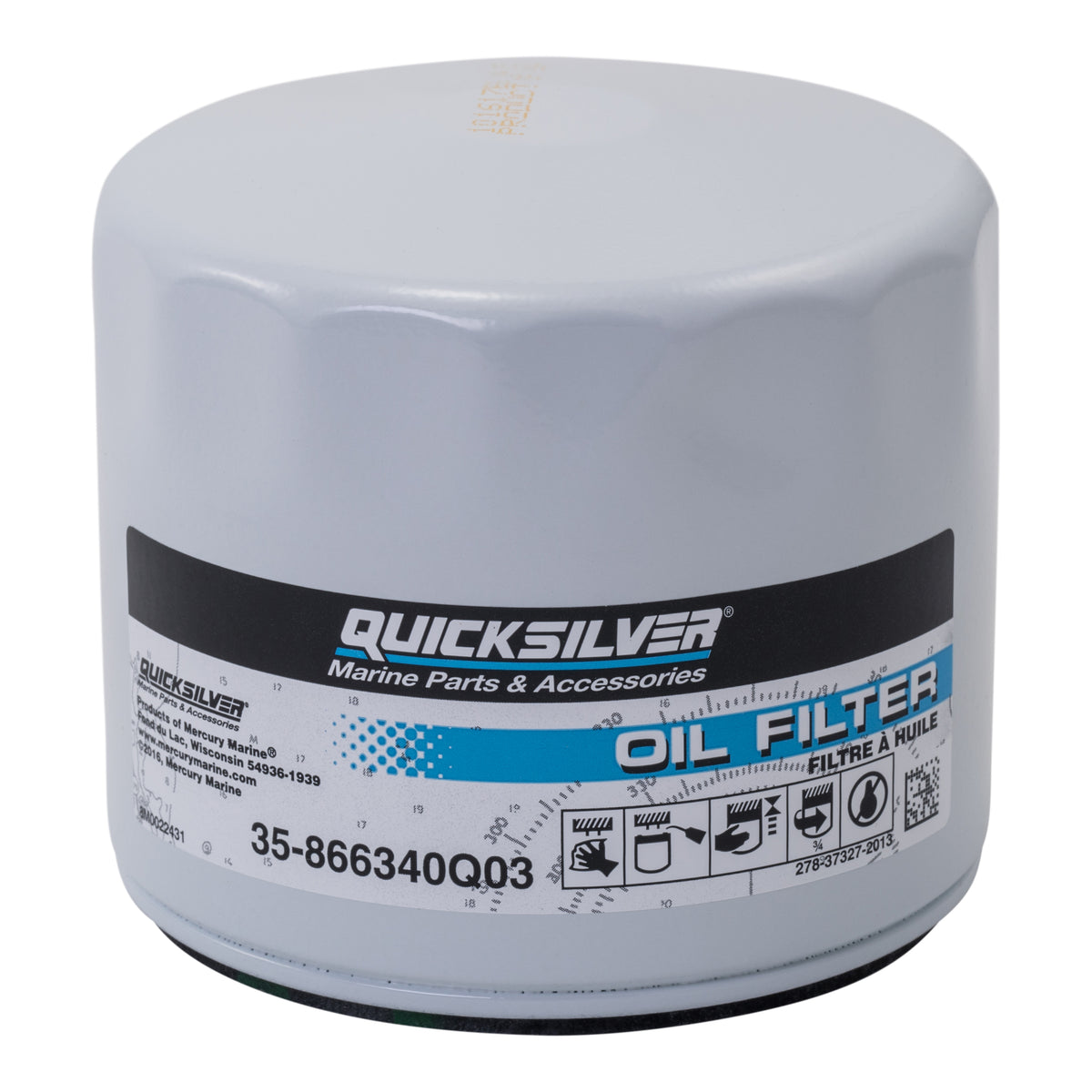Quicksilver 866340Q03 MerCruiser Marine Oil Filter – 4.5L & 6.2L