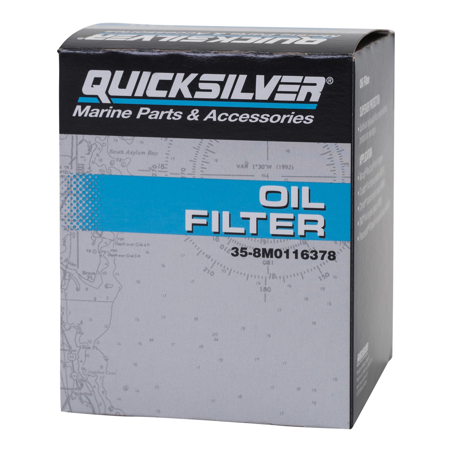 Quicksilver 35-8M0154761 Oil Filter for Ford 302 & 351