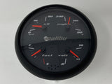 Malibu Boats Cluster Gauge 5" Black and White