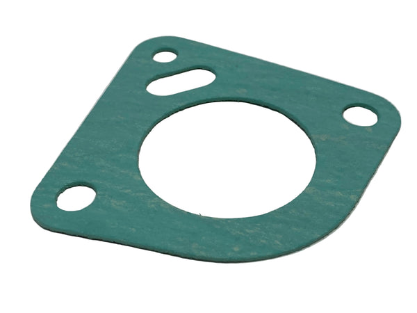 side view of the green indmar thermostat gasket 3 bolt