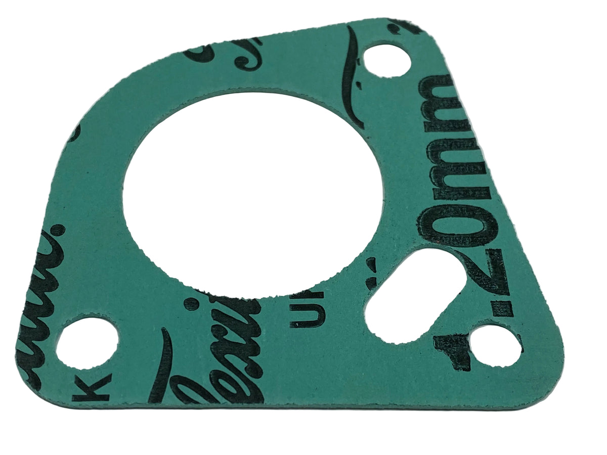 backside of indmar thermostat gasket 3 bolt