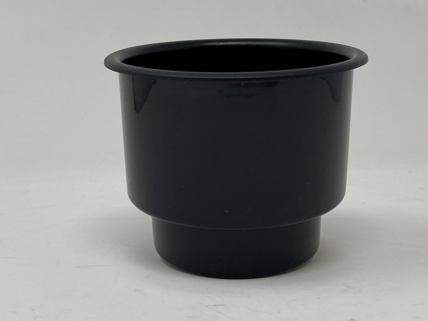 Cup Holder 3-1/2" Dual Stack Black Plastic