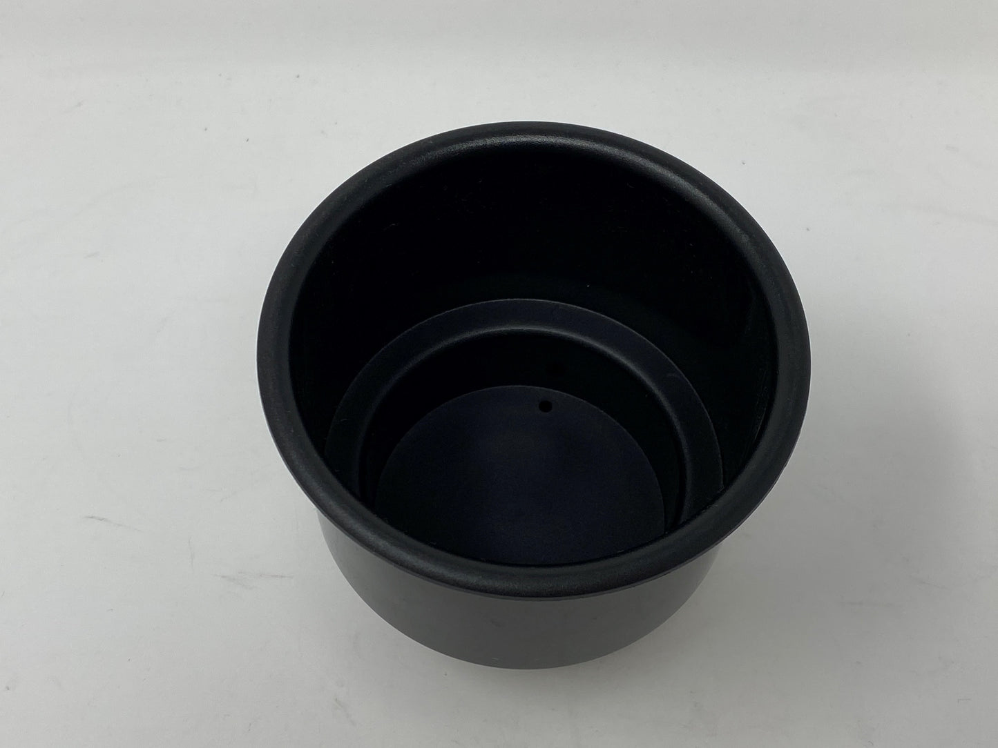 Cup Holder 3-1/2" Dual Stack Black Plastic