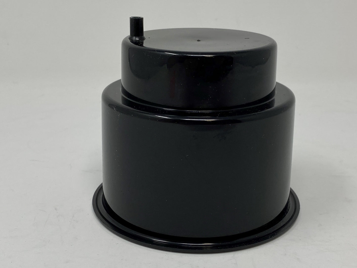 Cup Holder 3-1/2" Dual Stack Black Plastic