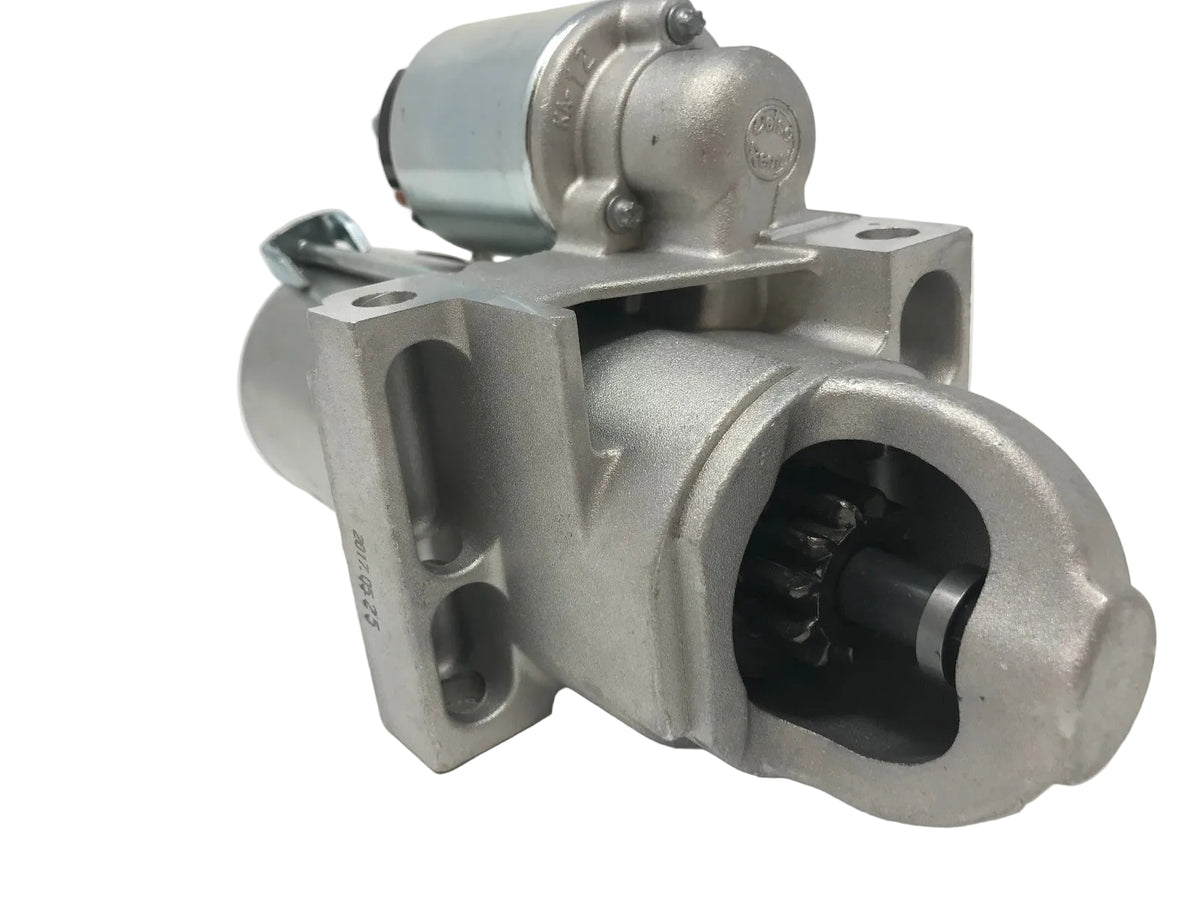 top view of Indmar bottom mount GM marine starter
