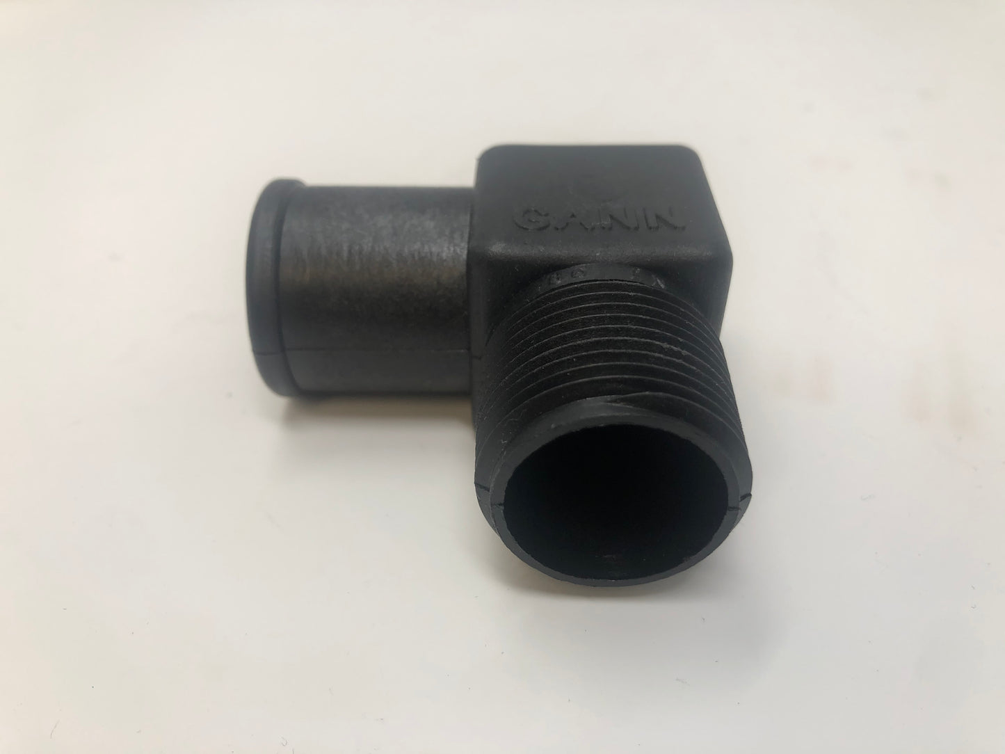 Indmar Exhaust Fitting Nylon Elbow 3/4" NPT x 1" Barb