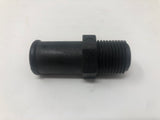 Indmar Exhaust Fitting Nylon Straight 3/8" NPT x 5/8" Barb