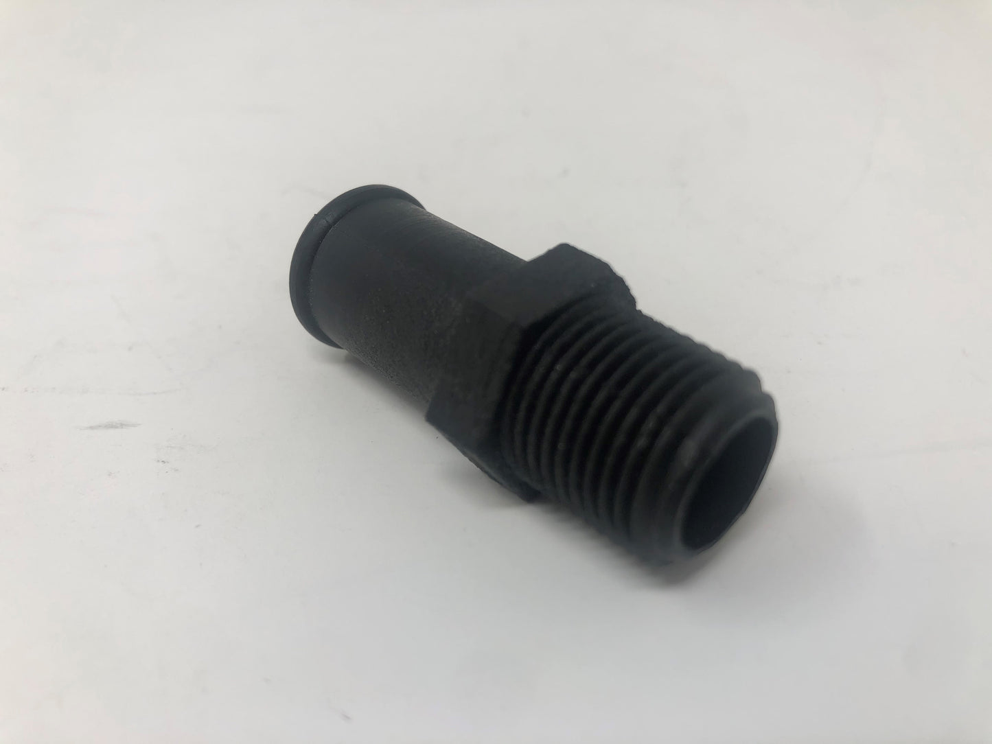 Indmar Exhaust Fitting Nylon Straight 3/8" NPT x 5/8" Barb