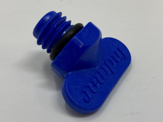 Indmar Drain Plug Blue 1/2" Petcock