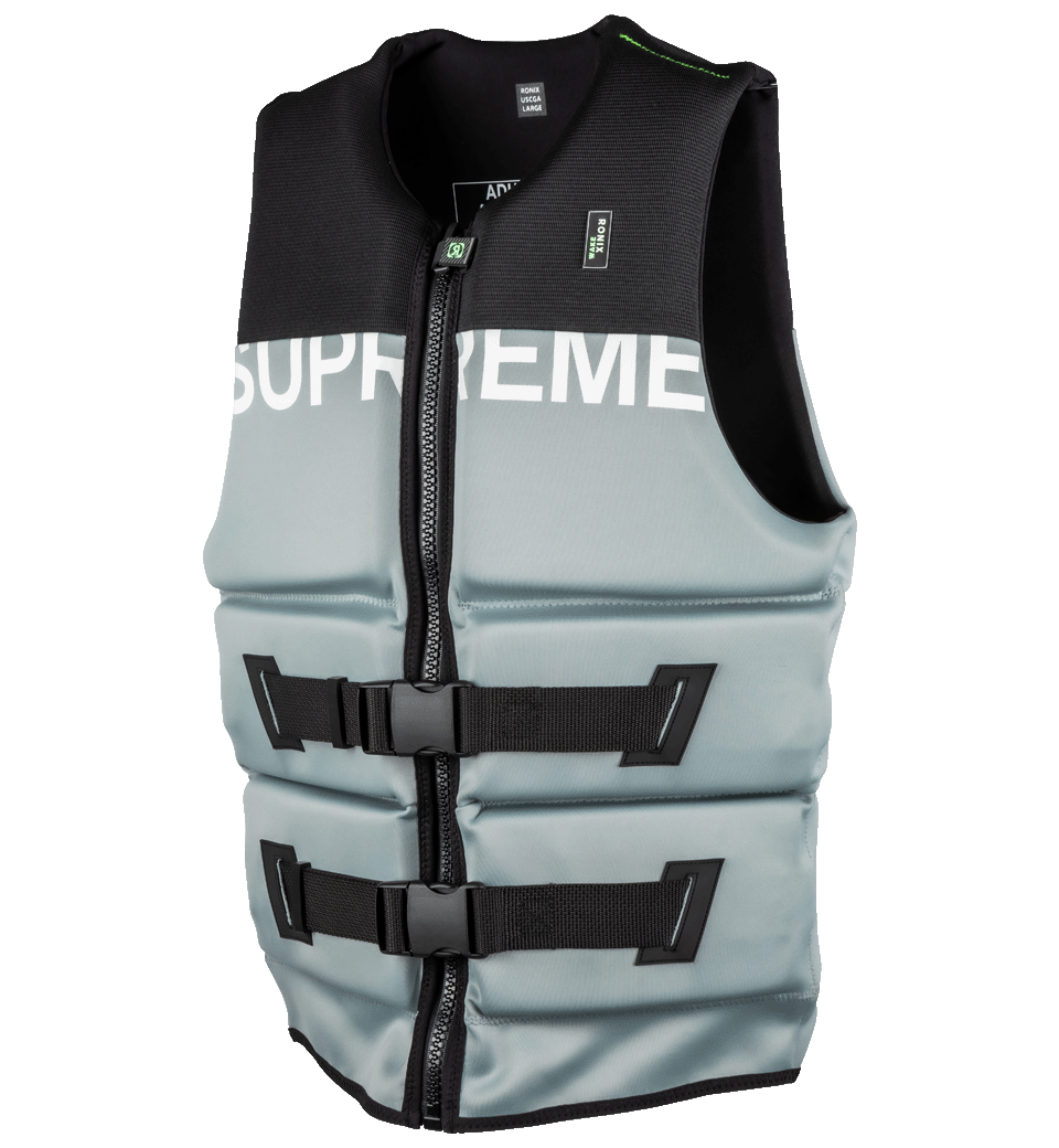 Ronix Supreme Yes US/CA CGA Life Vest Charcoal Grey Black 2022