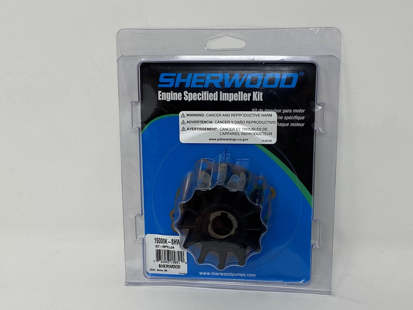 Sherwood 15000K Neoprene Impeller Service Kit