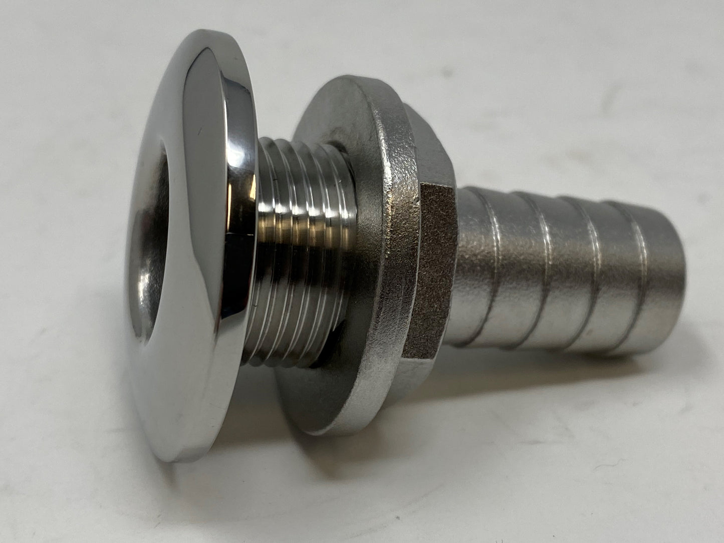 Ballast 3/4" Stainless Steel Thru-Hull Drain Fitting