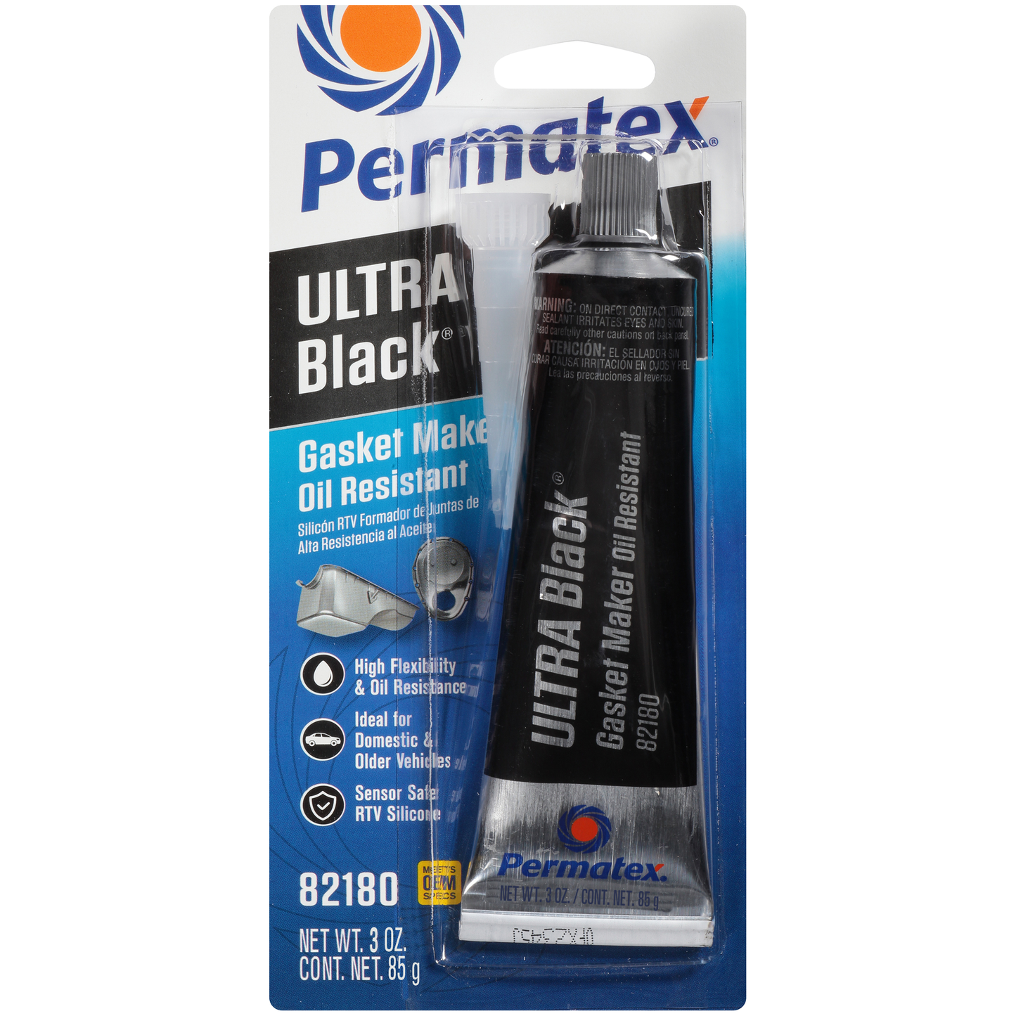 Permatex Gasket Maker RTV Silicone Black 3 oz