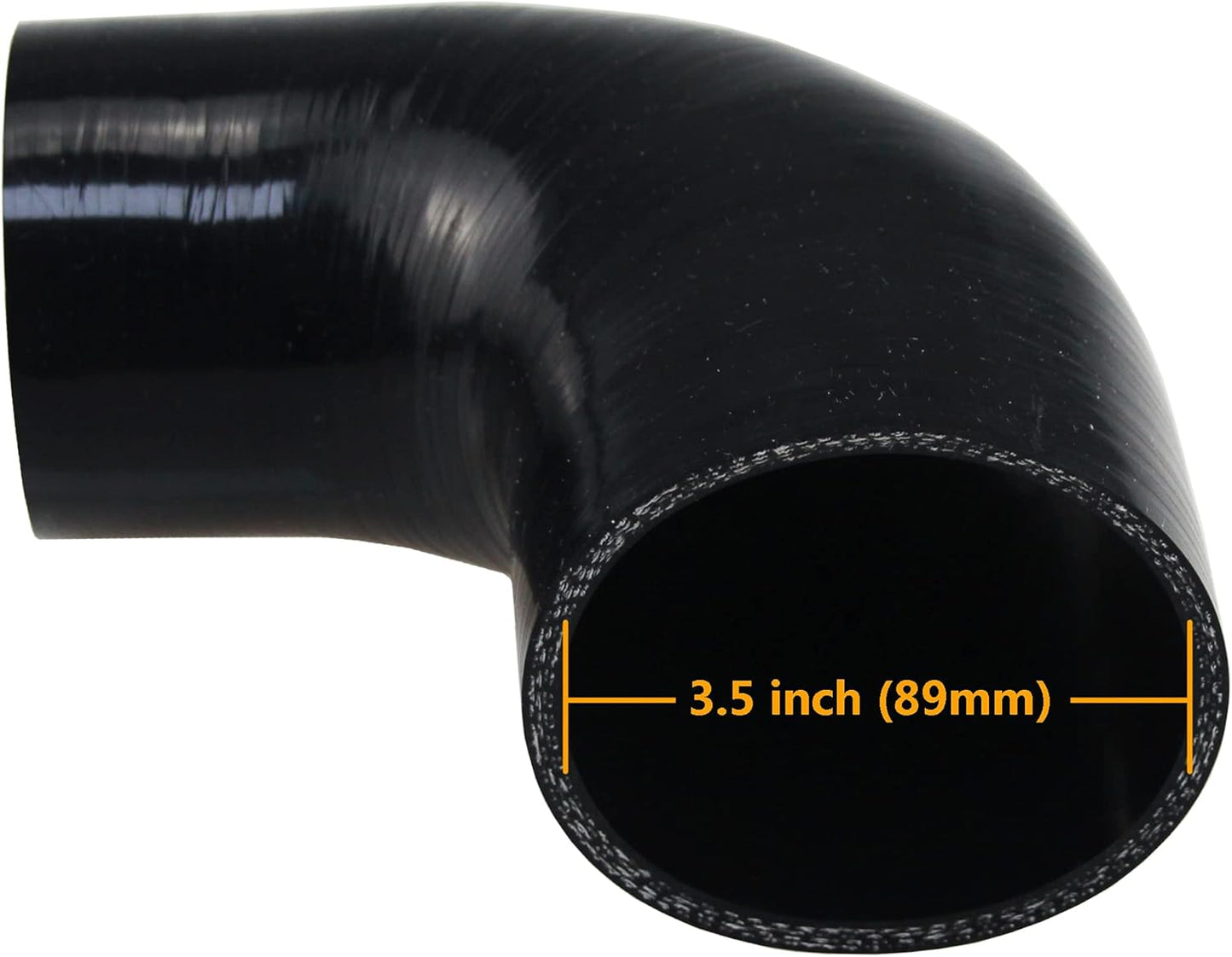 3.5" 90-Degree Exhaust Hose