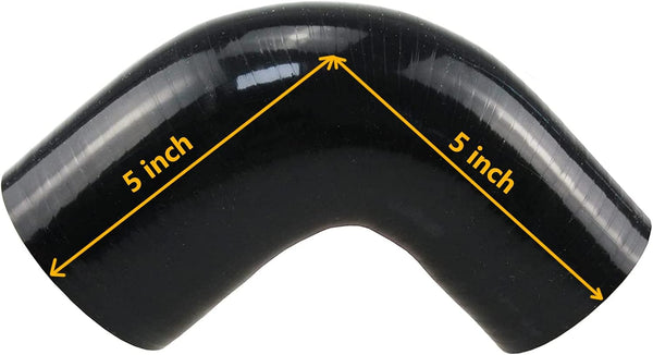 3.5" 90-Degree Exhaust Hose