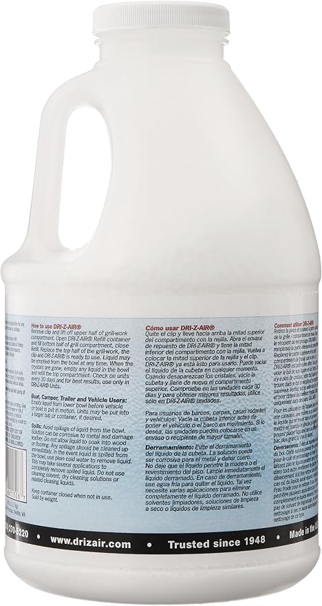 Dri-Z-Air 60 oz Dehumidifier Refill Crystals - DZA-60